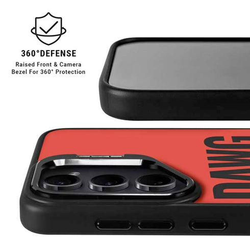 NFL Cleveland Browns Team Motto Galaxy S25 Kickstand Case